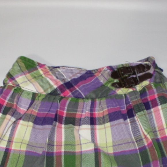 Girls Gymboree Plaid Shirt pants/Pink tank top - Picture 11 of 13